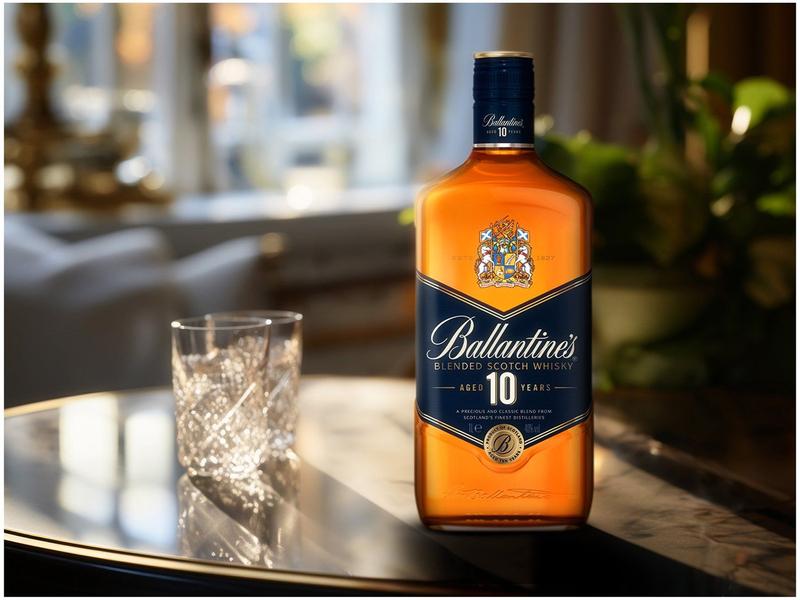 Whisky Ballantines Blended Scotch Blended 10 anos Escocês 1L